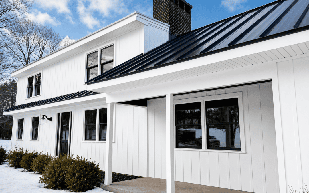 Peacock Hill Farmhouse Exterior Renovation I New Gloucester, Maine