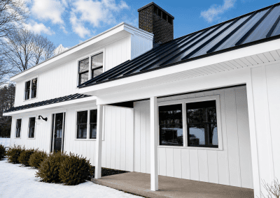 Peacock Hill Farmhouse Exterior Renovation I New Gloucester, Maine